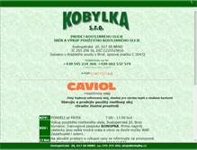 Tablet Screenshot of kobylka.cz